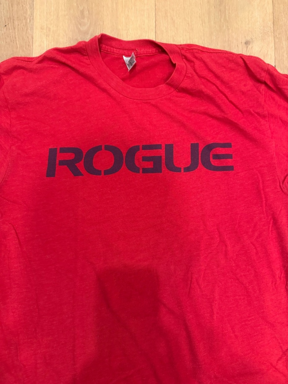 Rogue Men's Red Tee with Black Logo - Picture 5 of 5